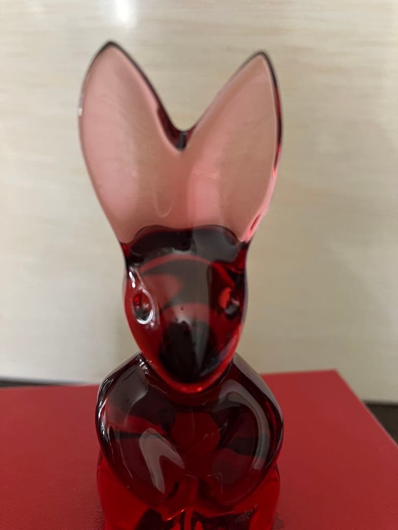 バカラ　うさぎ　2点セット