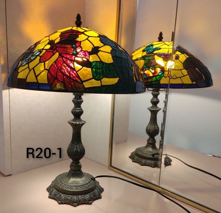 ステンドグラスランプR20-1