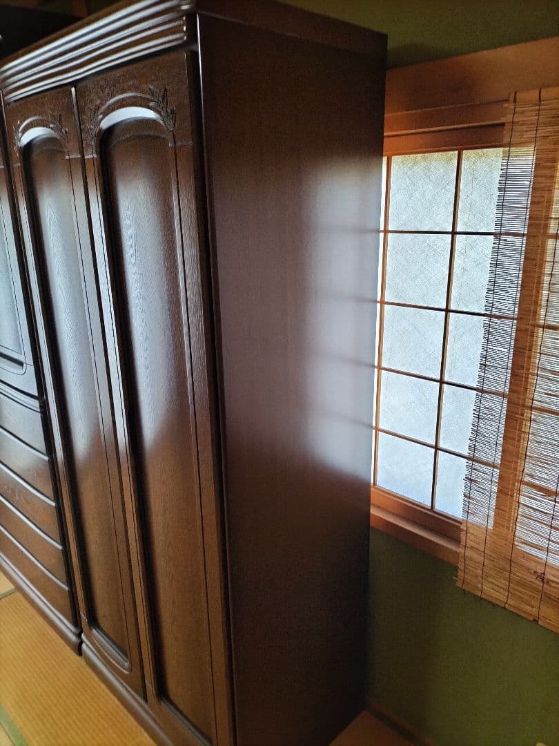 商品説明お読みください!クローゼット　婚礼家具　比較的、美品でした　引き取り限定