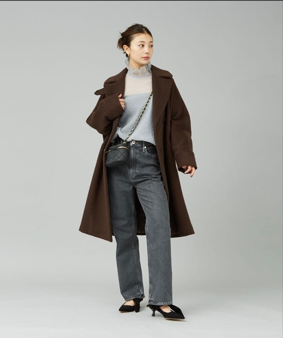 upper hights/極美品▼THE COUSINハイライズストレートデニム
