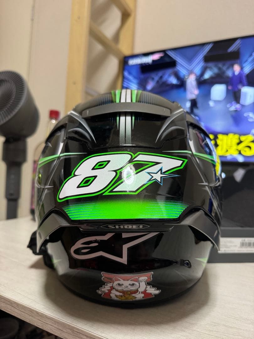 SHOEI X-14 YANAGAWA5 TC-4GR/BK L ヤナガワモデル