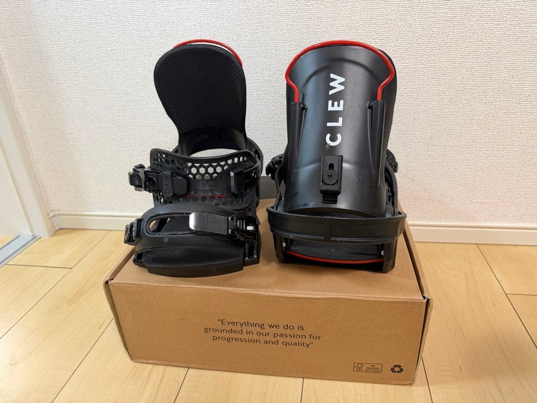 スノーボード ビンディング Clew binding 20 Black - M