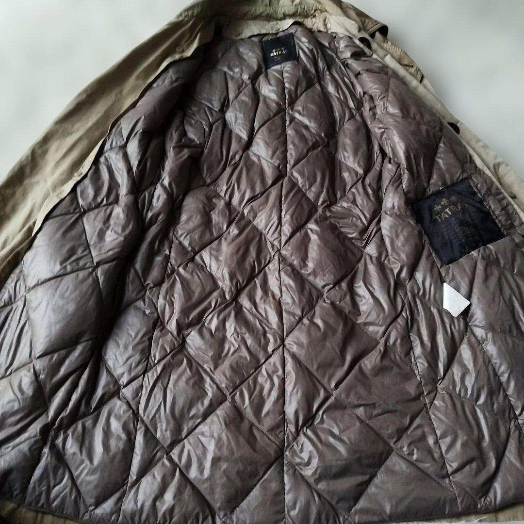 上質✨タトラス 2way トレンチコート ダウンライナー ベージュ 01