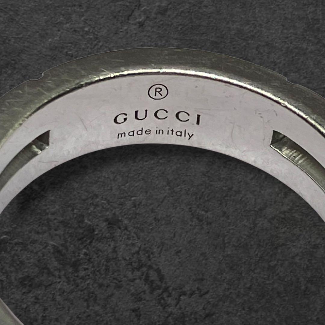 GUCCI シルバーリング Ag925 18.5号 指輪 メンズ 528