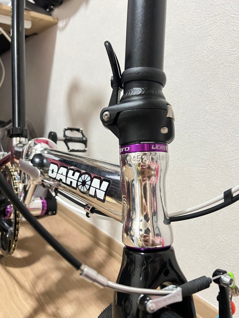 希少カスタム DAHON 折りたたみ自転車 3速 軽量 走行少