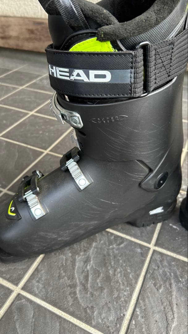 HEAD スキーブーツ ブラック/グリーン