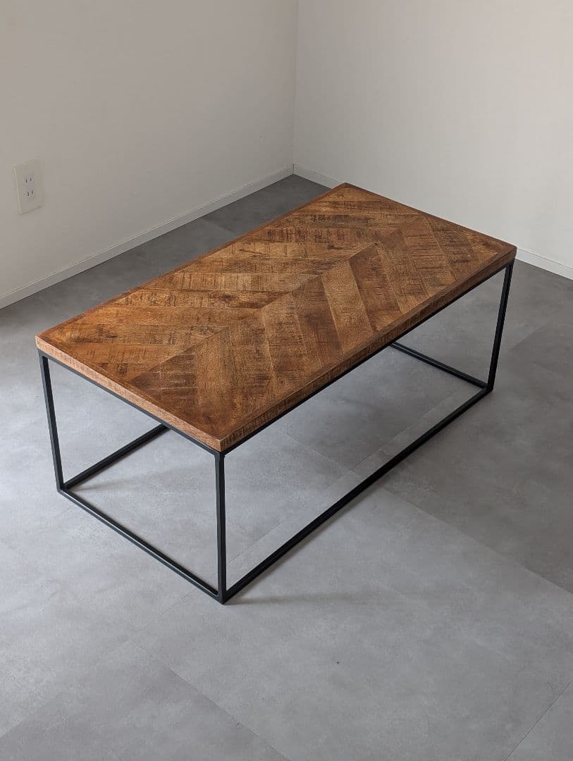 USED/LIFE FURNITURE ヘリンボーンテーブル インダストリアル