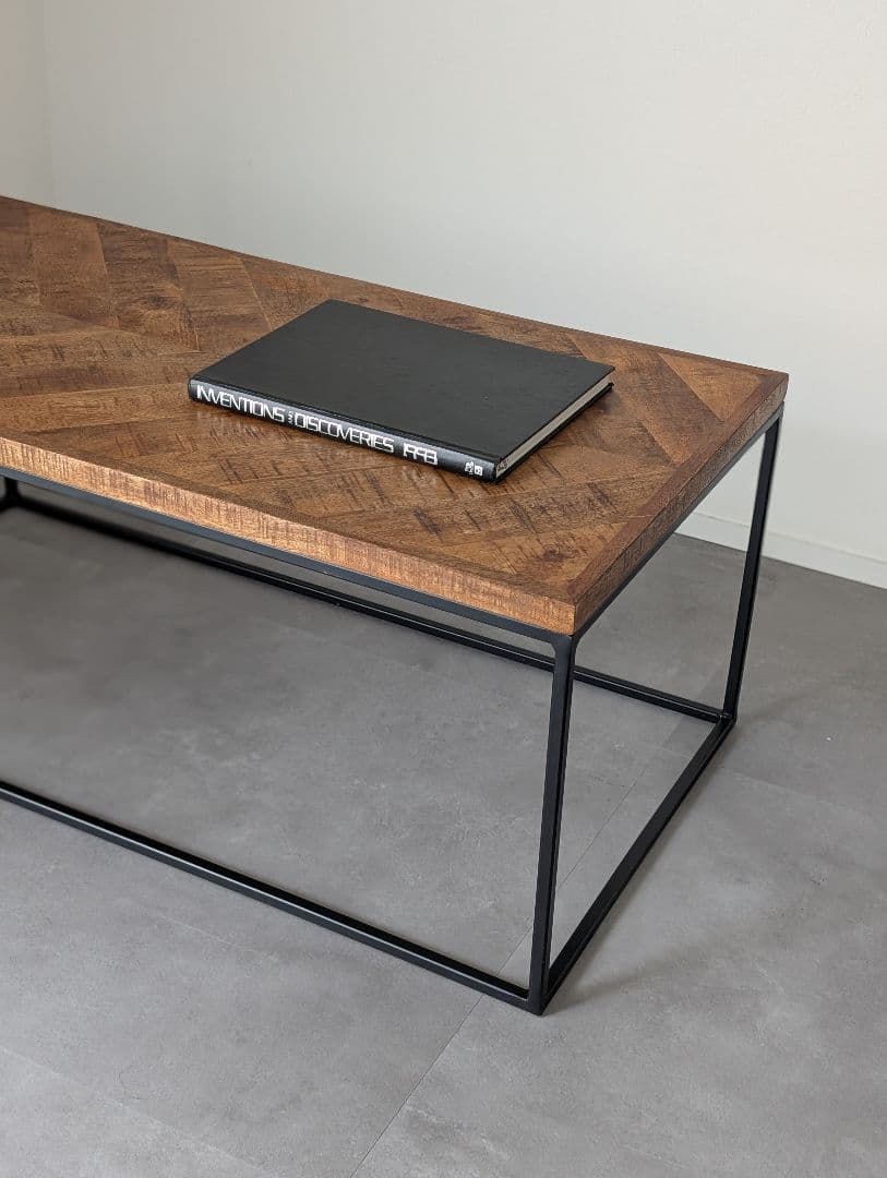 USED/LIFE FURNITURE ヘリンボーンテーブル インダストリアル