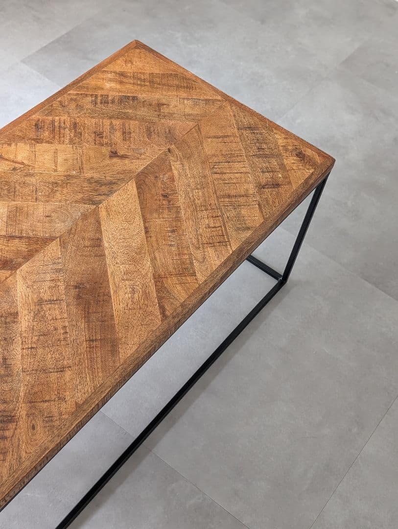 USED/LIFE FURNITURE ヘリンボーンテーブル インダストリアル