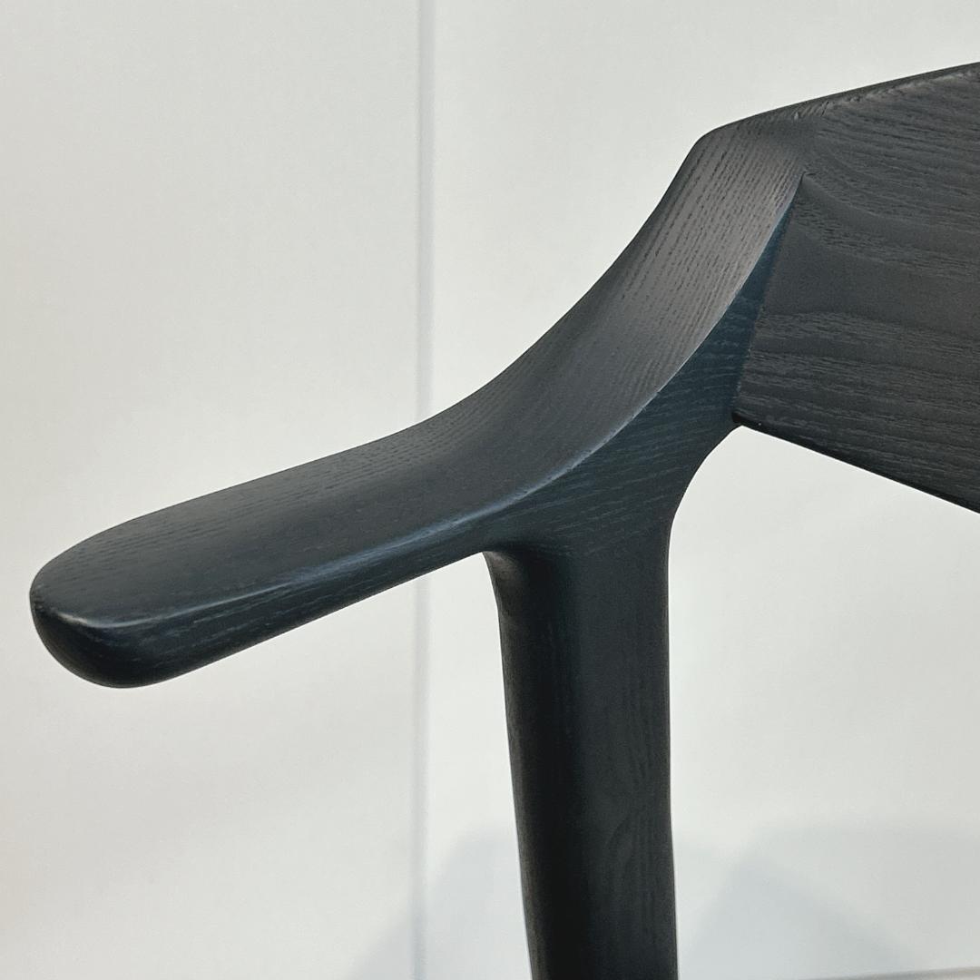 ナガノインテリア DC354 レッドオーク CB ブラック グレーファブリック