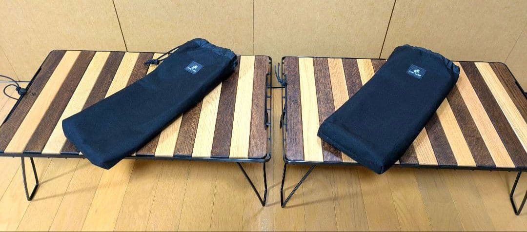 kimicamp KURU-KURU天板ユニフレームフィールドラック各2個セット