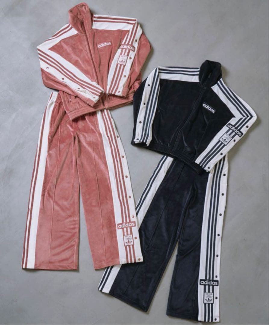 ADIDAS originals アディブレイク ベロア トラックパンツ黒 XL