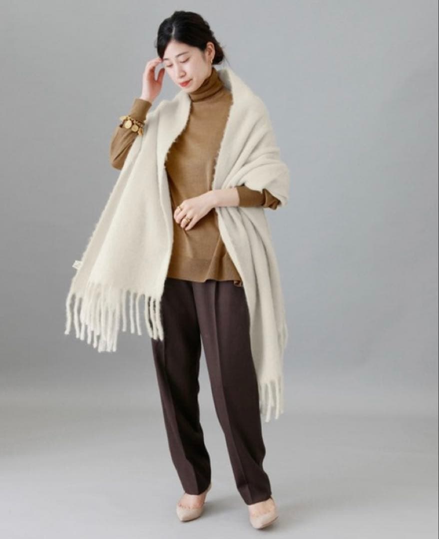 cheese様極美品✨ASAUCE MELER アルパカウールチャンキーストール