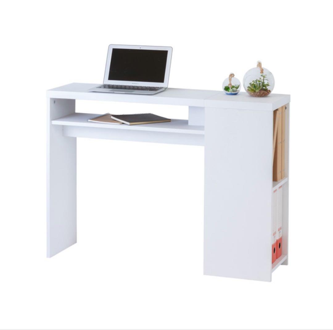 【新品 送料無料】パソコンデスク　全３色　収納デスク　ワークデスク　机　テーブル