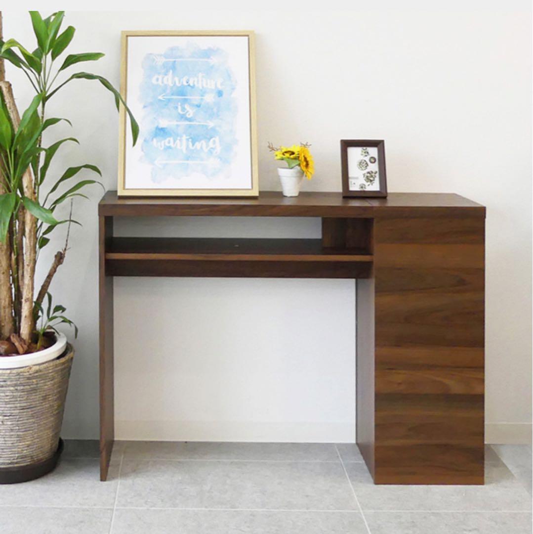 【新品 送料無料】パソコンデスク　全３色　収納デスク　ワークデスク　机　テーブル