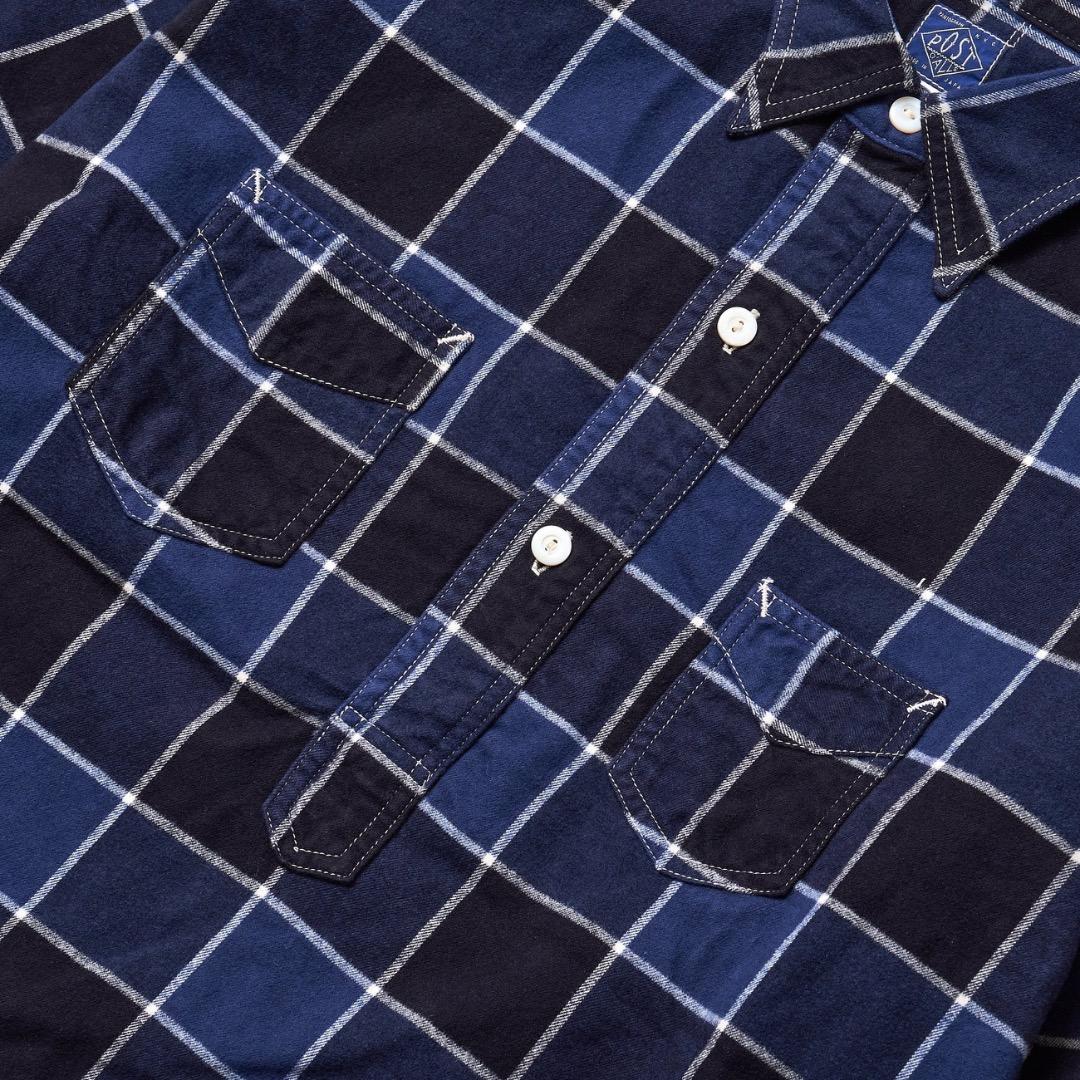 Post Overalls De Luxeブロックチェックネルシャツo’alls