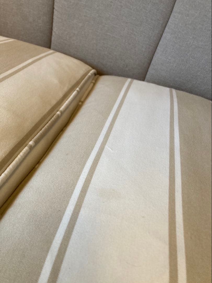 【美品】SHELLFA フレンチヨーロピアンソファー 3人掛け　引取り