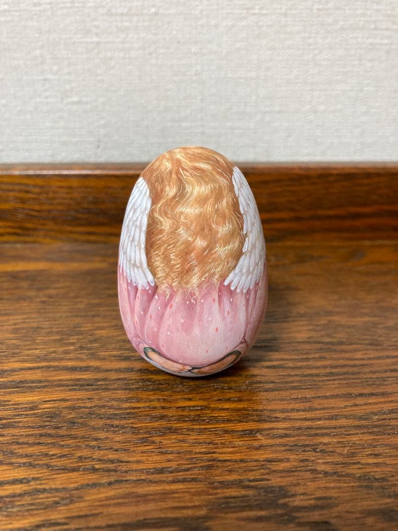 秋の感謝セール♪ロシア雑貨☆天使のエッグオーナメント マトリョーシカ リダ工房