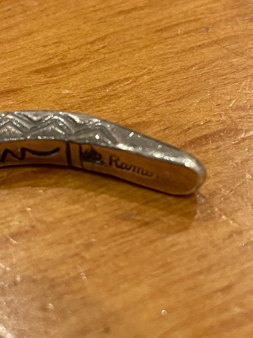 GENEVA RAMONE作 SILVER BANGLE ナバホ族