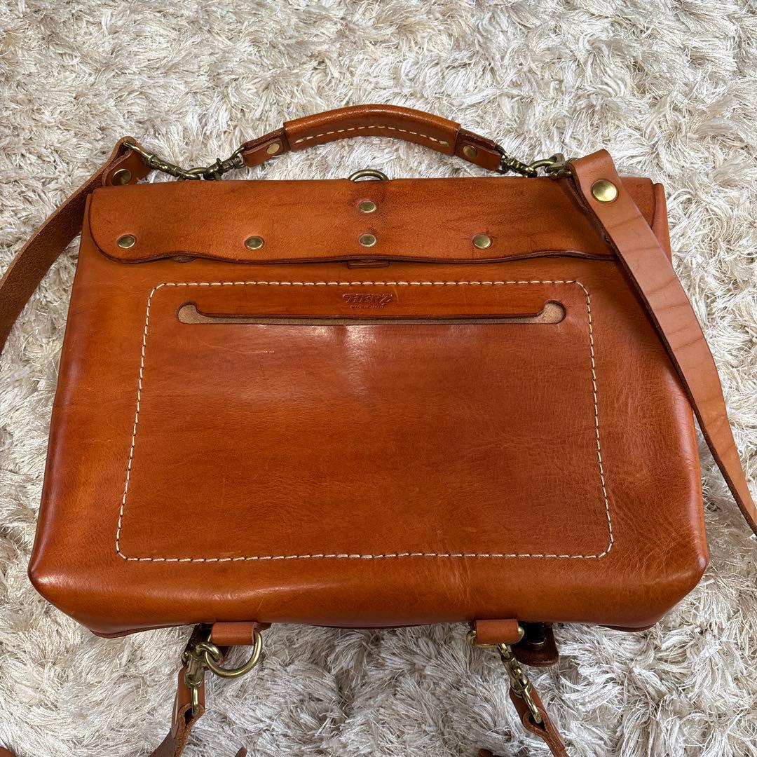 美品　HERZ ヘルツ　ナレッジバッグ　3way 付属ストラップ付き