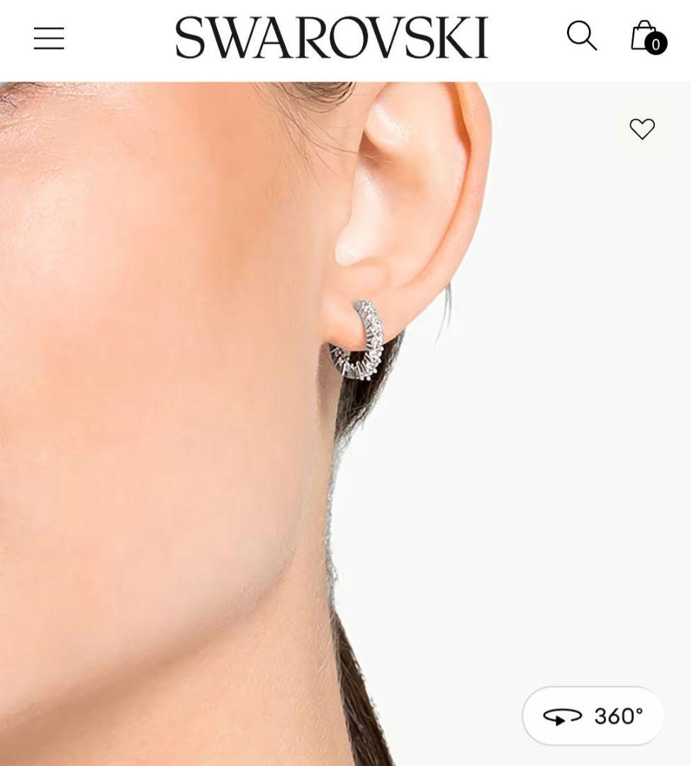ほぼ新品SWAROVSKI Matrix Vittore ピアス スワロフスキー