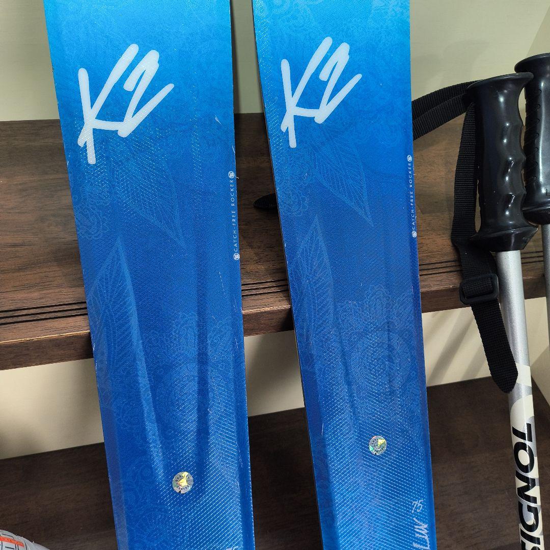 レディース　K2 ROSSIGNOL スキー　ストックセット　156cm
