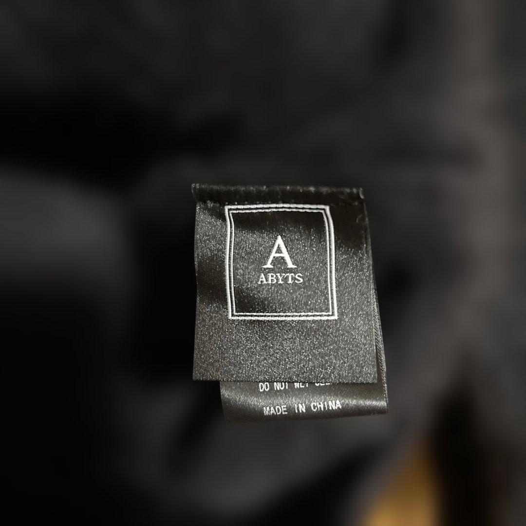 佐藤健 ABYTS ゴールドボタンシャギーカーディガン size1 黒