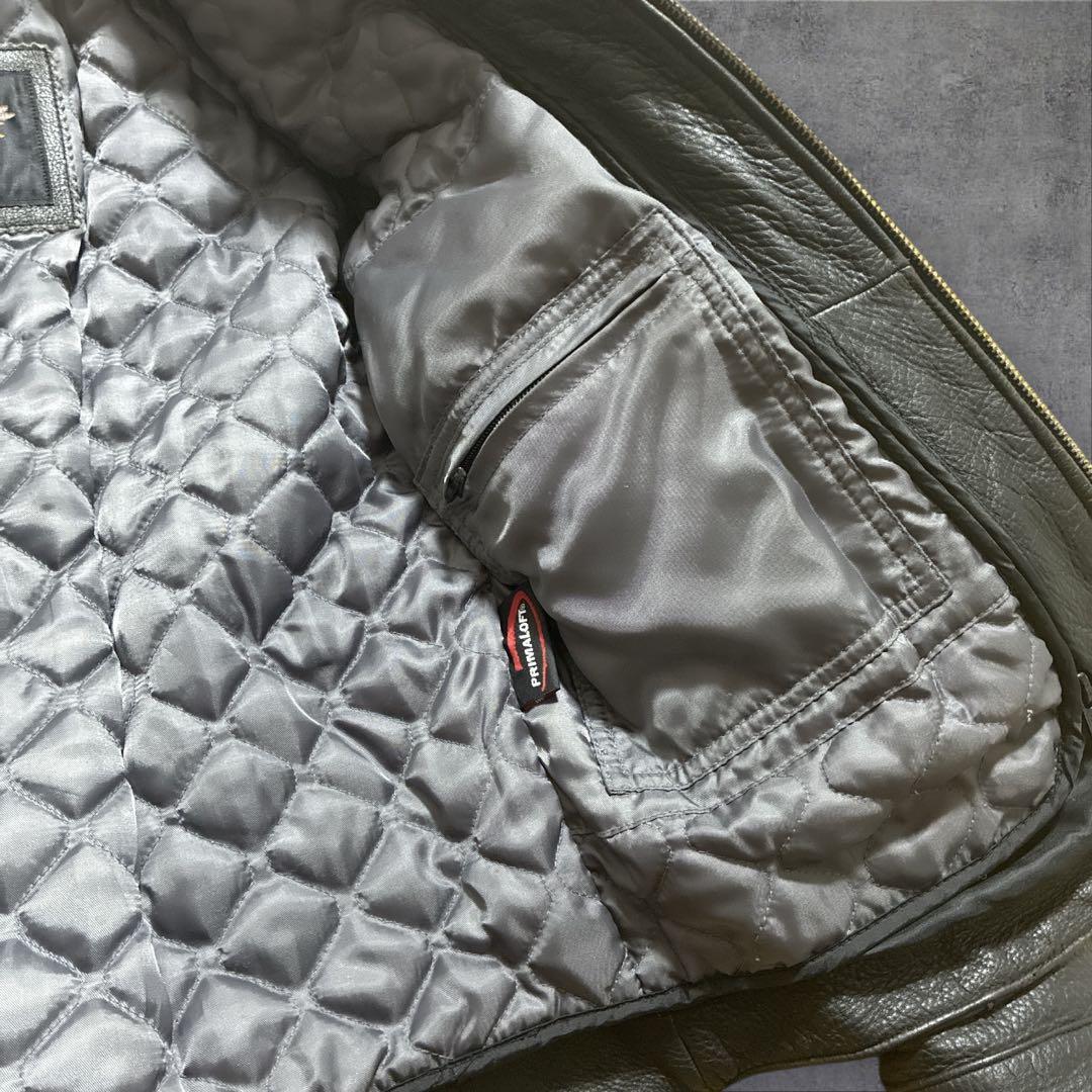 【純正】ハーレーダビッドソン 本革 ライダース キルティング MW シボ