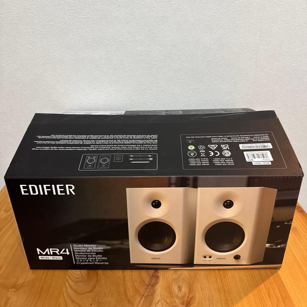 EDIFIER MR4 ホワイトスピーカー