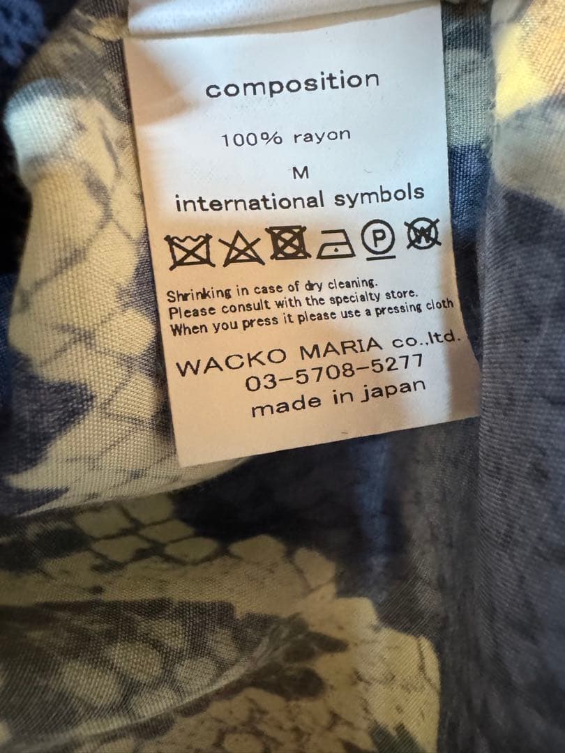 WACKO MARIA HAWAIIAN SHIRTS L/S サイズM