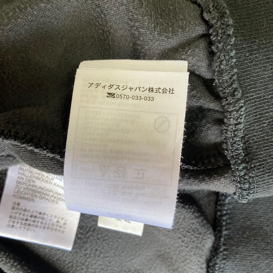 希少✨美品✨ アディダス　ベロア　トラックジャケット　スリーライン　黒金　L