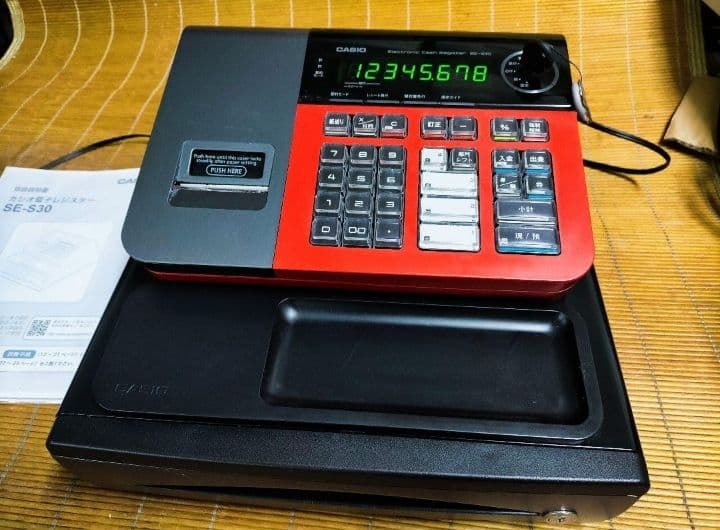カシオレジスター　SE-S30　人気機種　送料無料　811201