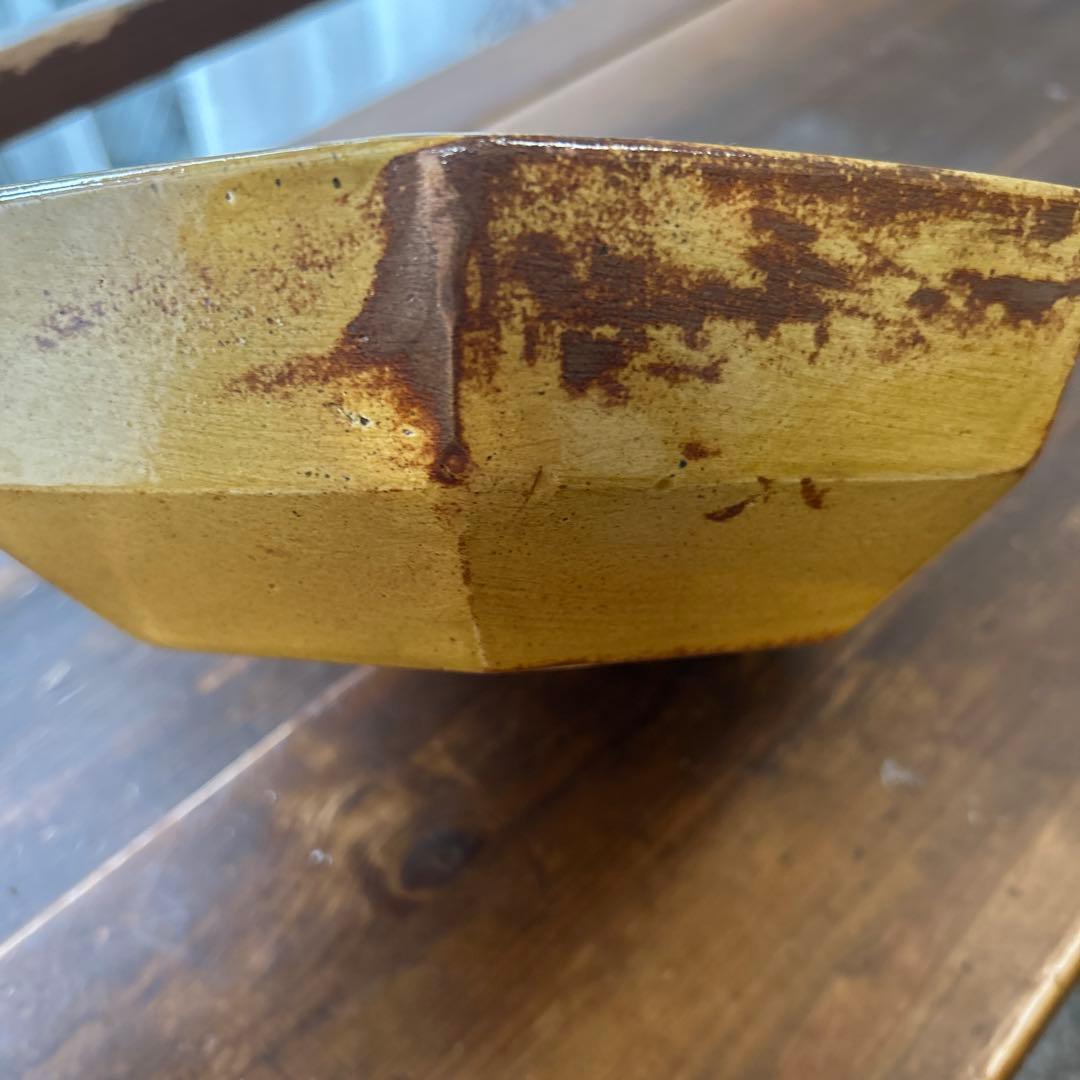 作家　陶芸作家　八角鉢　9寸　サラダ鉢　大鉢