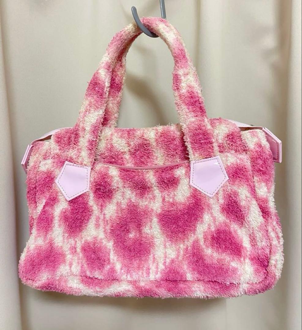 Vintage Vivienne Westwood ヒョウ柄テリークロスバッグ