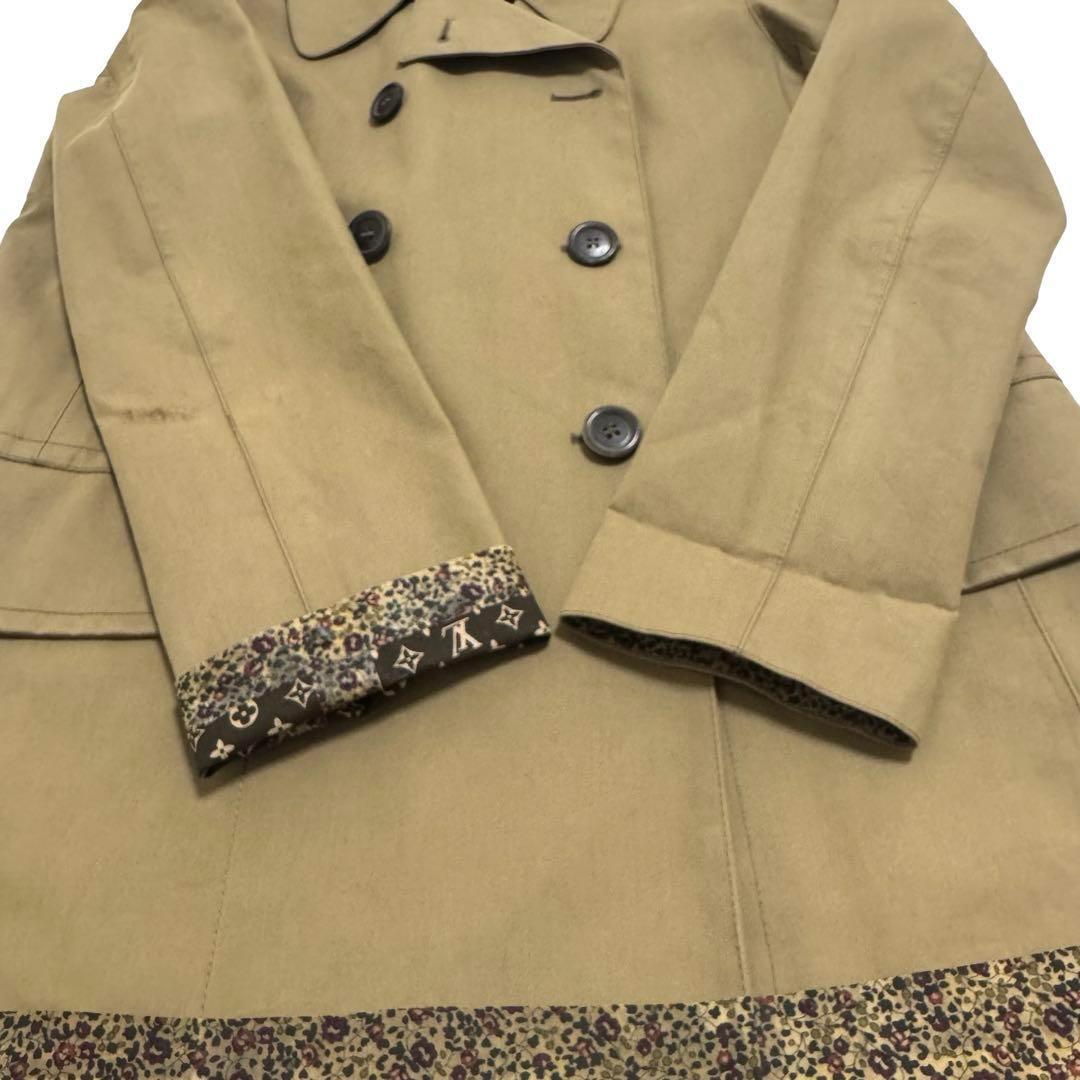 LOUIS VUITTON トレンチコート 上着 アウター ブラウン レディース