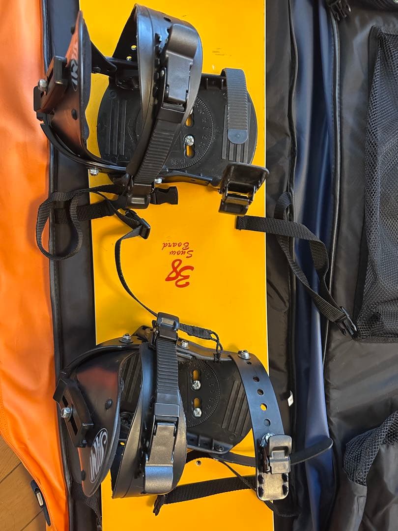 希少 USA製 SAMI スノーボード｜廃盤ブランド｜ビンディング＋ケース付き｜