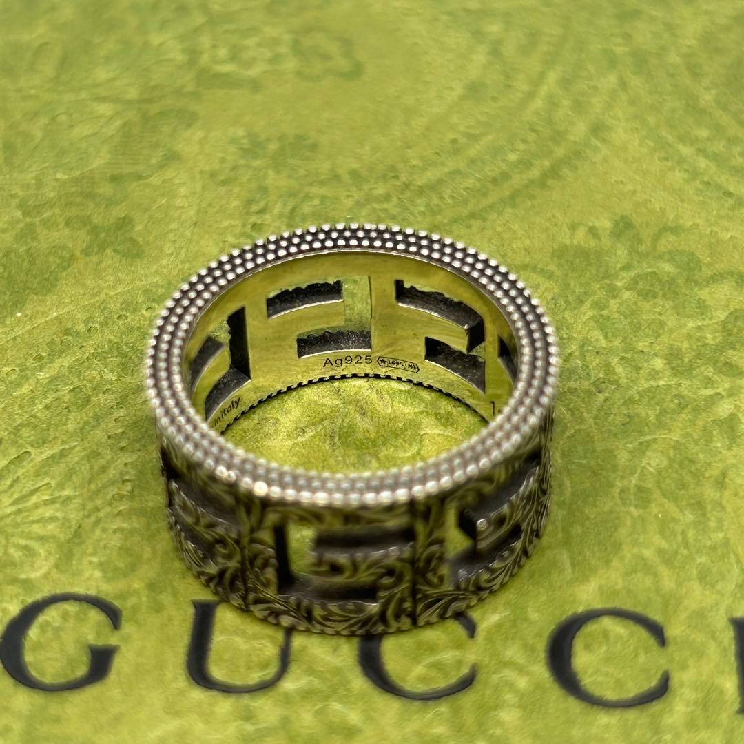 グッチ　GUCCI 指輪　リング　16号　アラベスク
