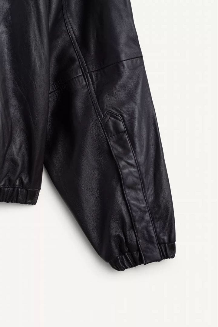 ZARA CCNレザーボンバージャケット　新品　タグ付き　S SRPLS