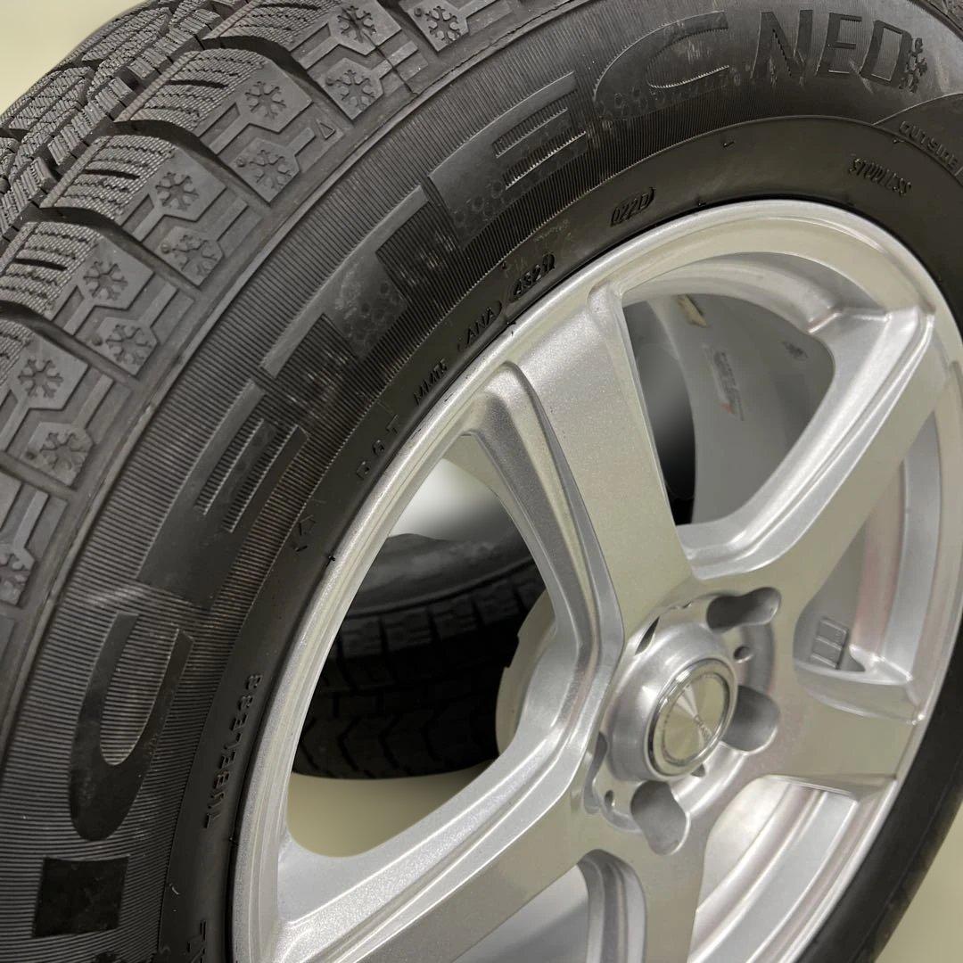 225/60R17 スタッドレス　ホイール　4本有り　バリ山　送料込み　③