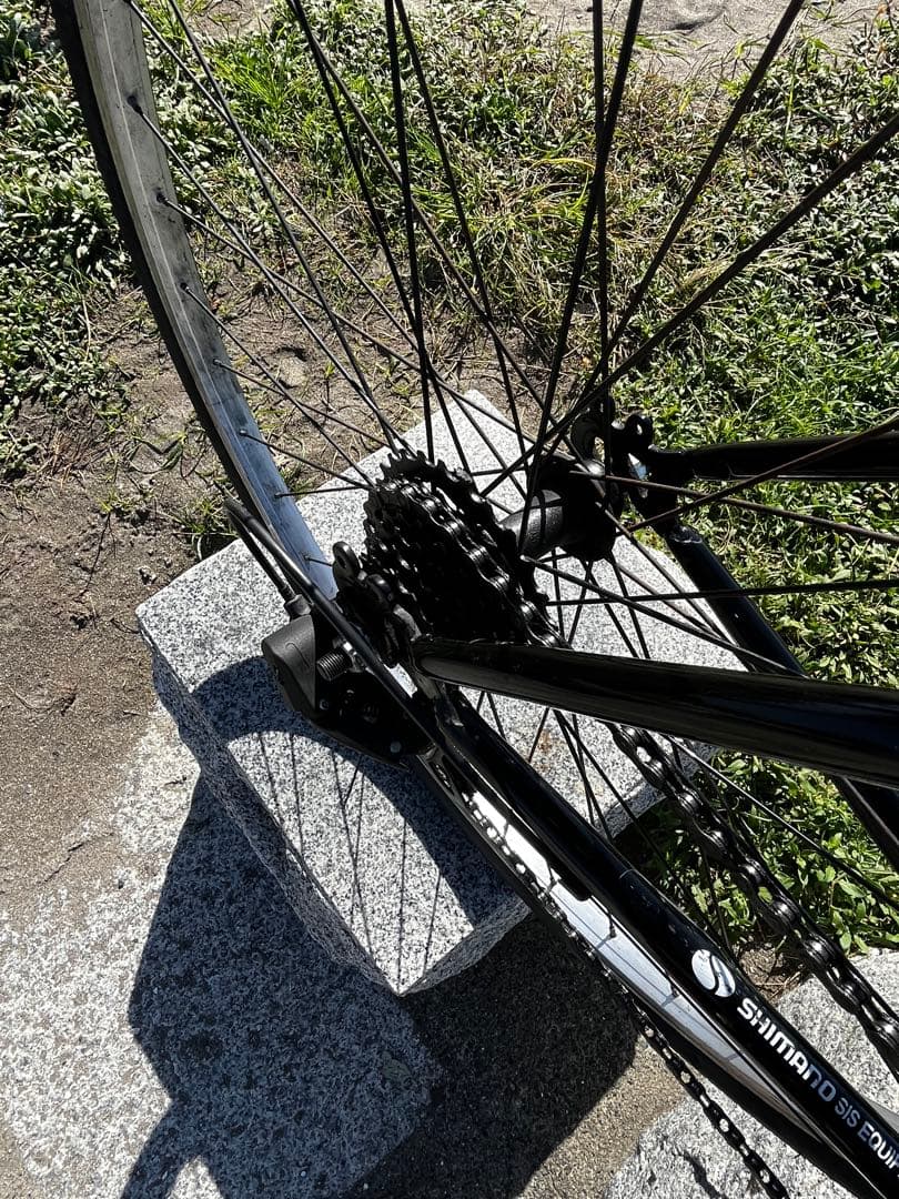 RIPSTOPクロスバイク新品タイヤ新品チューブ新品リムバンド不具合無し。