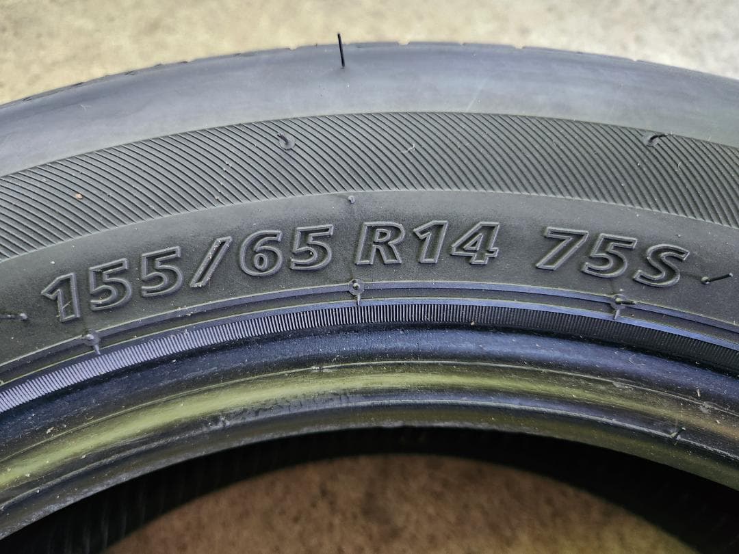 送料込☆2022年製 ブリヂストンタイヤ 155/65R14☆4本セット