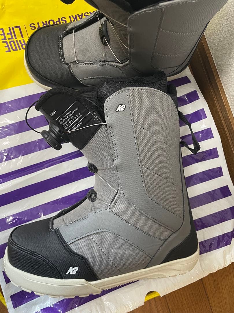 K2 スノーボードブーツ BOAシステム グレー/ブラック