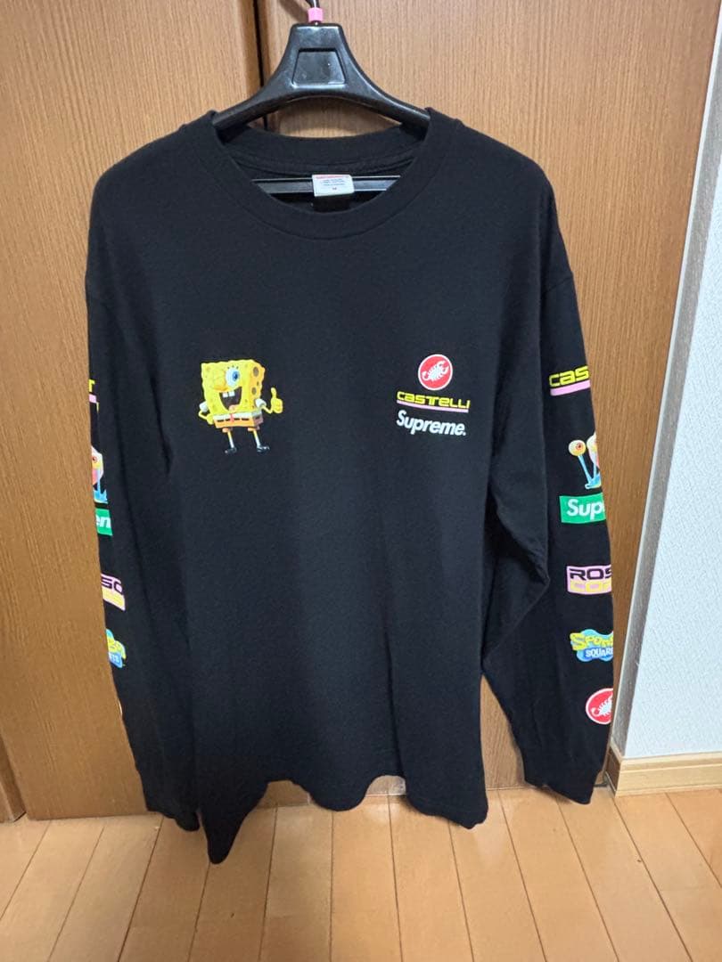 り*］様 Supreme スポンジボブ 長袖カットソー