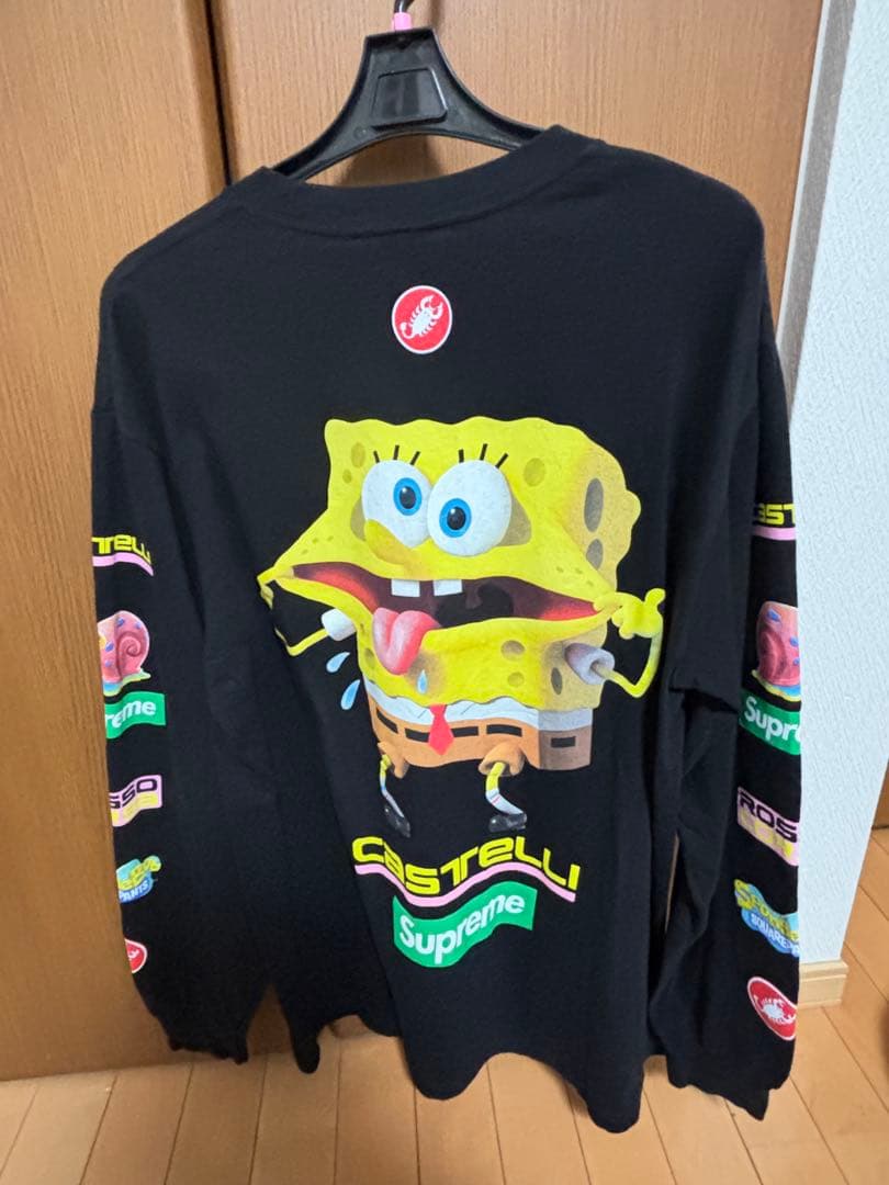 り*］様 Supreme スポンジボブ 長袖カットソー