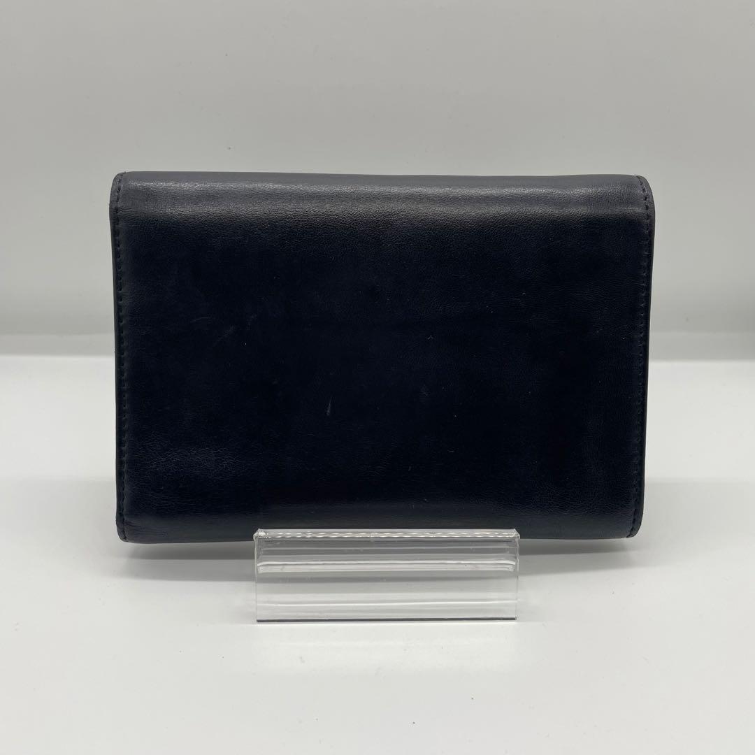 【美品】 PRADA プラダ レザー 折り財布 w5