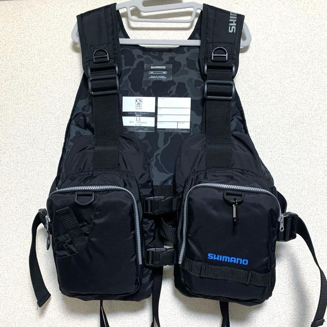 シマノ ライフジャケット　VF-068T ブラック
