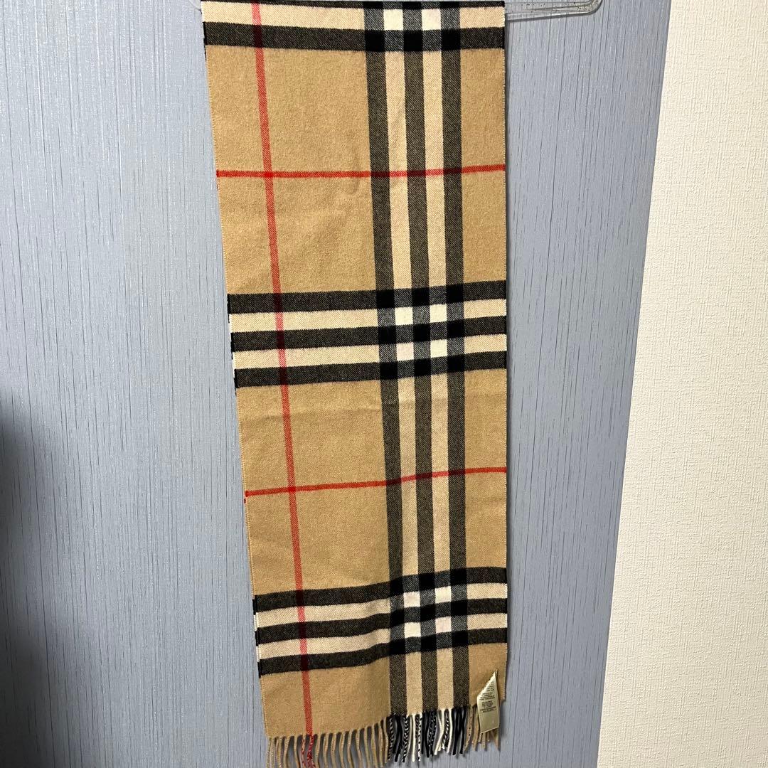 《アフターサービスカード付き》バーバリー　ハート　カシミヤマフラー