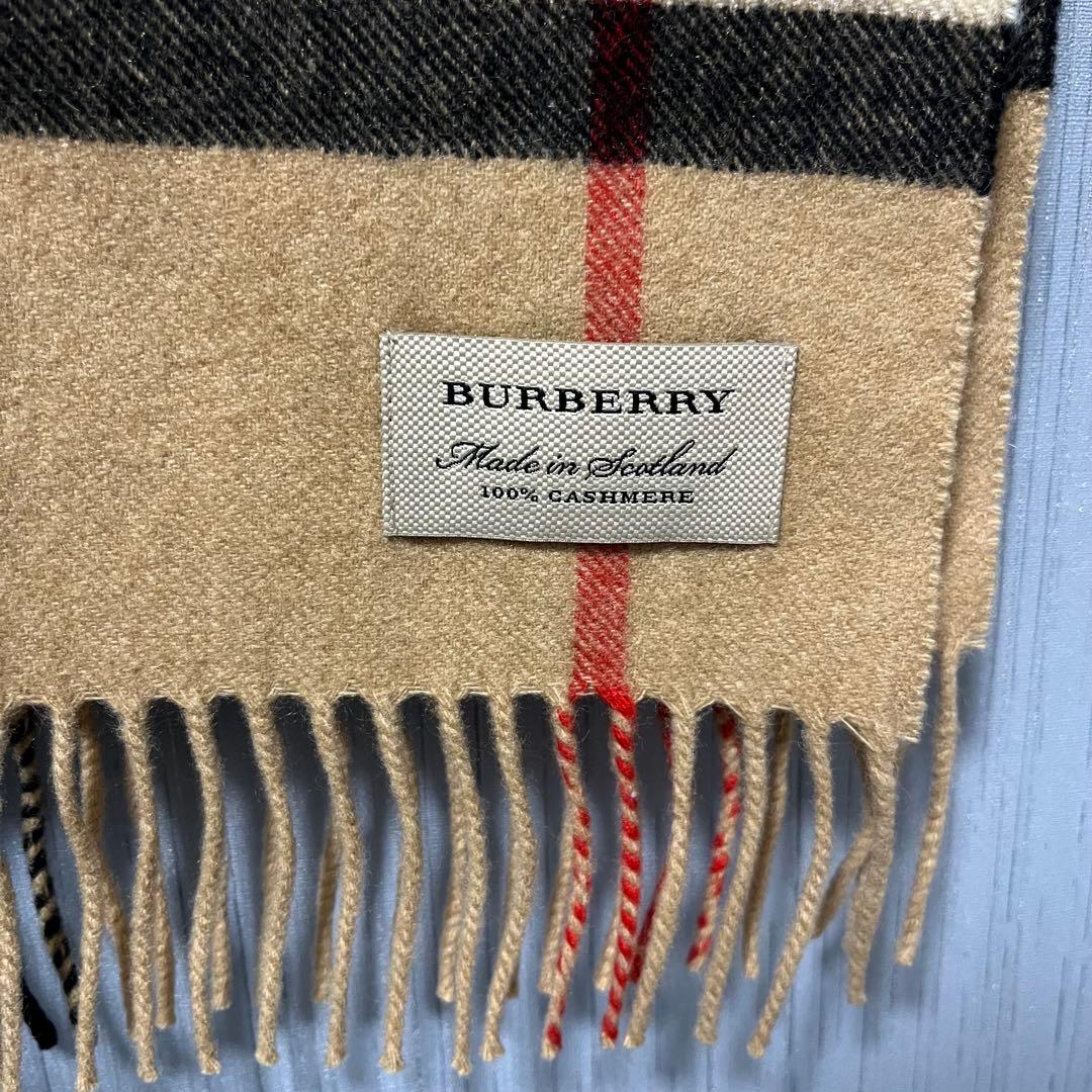 《アフターサービスカード付き》バーバリー　ハート　カシミヤマフラー