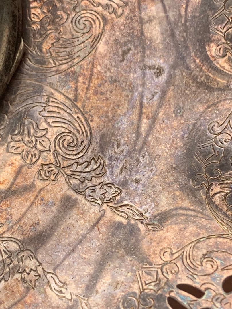 花模様ボウル 319g 銀製