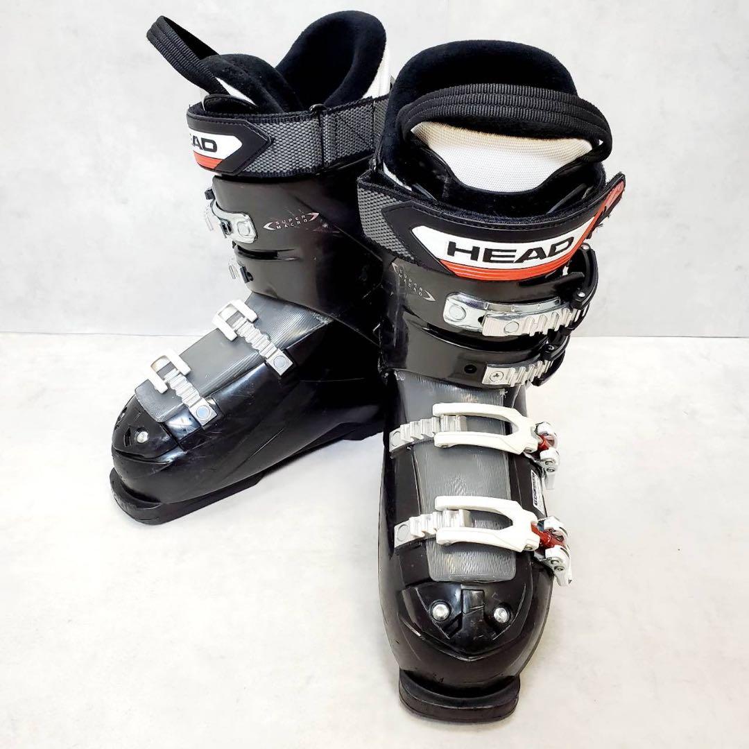 良品 HEAD GP スキーブーツ 25〜25.5cm メンズ ヘッド ブラック